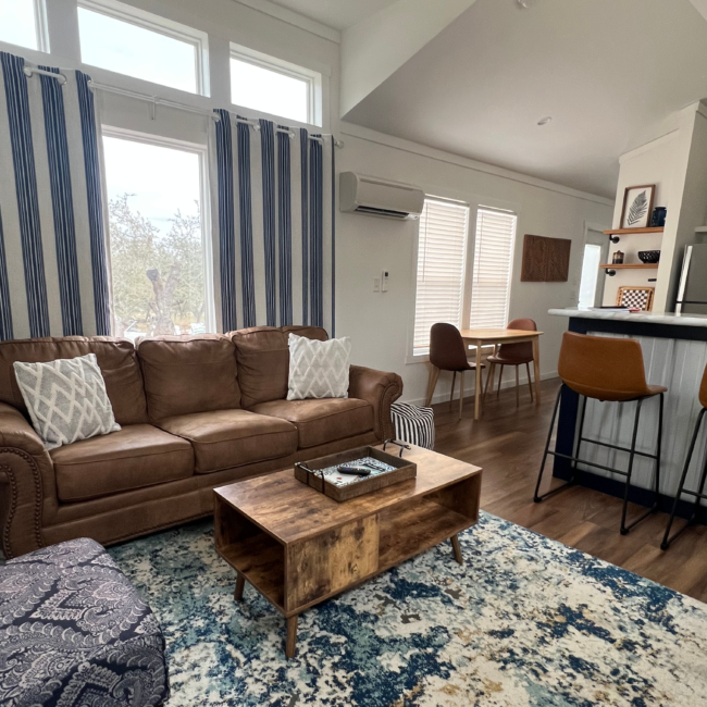 Arctic Fox tiny home at Hidden Fox Escape Wimberley, TX